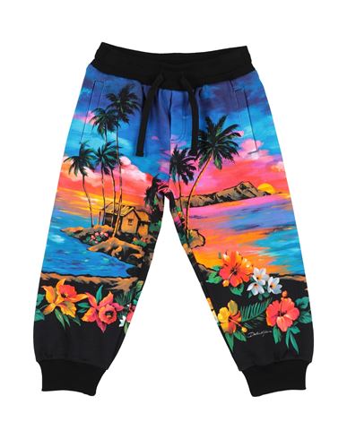 Dolce & Gabbana Toddler Boy Pants Blue Size 3 Cotton, Elastane In Blue