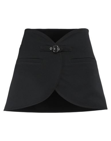 Courrèges Woman Mini Skirt Black Size 4 Polyester, Acetate In Black