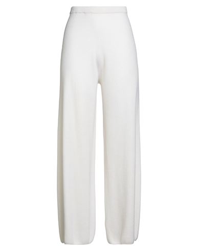 Antonelli Woman Pants White Size M Wool, Silk, Cashmere In White