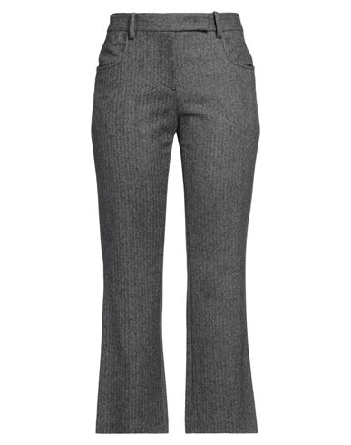 Shop N°21 Woman Pants Grey Size 8 Wool, Lyocell, Polyamide