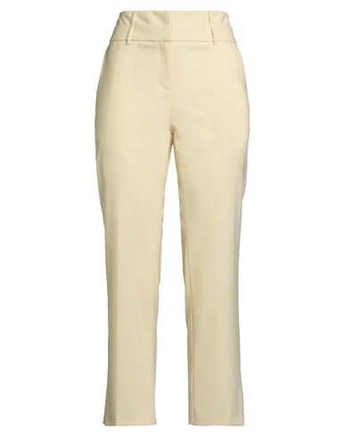 Ballantyne Woman Pants Pastel Yellow Size 6 Polyester, Virgin Wool, Elastane