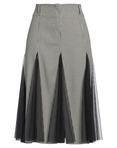 Kate By Laltramoda Woman Midi Skirt Cream Size 6 Polyester, Viscose, Elastane In White
