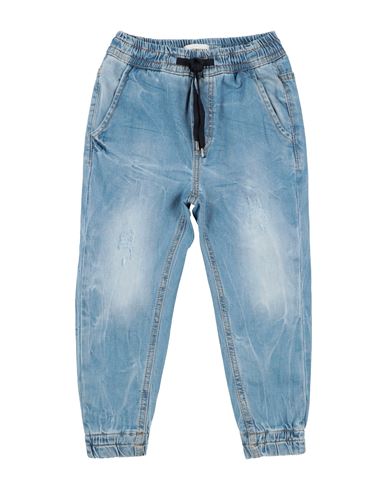 Shop Bikkembergs Toddler Boy Jeans Blue Size 5 Cotton, Elastane