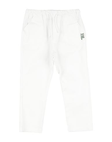 Bikkembergs Toddler Boy Pants White Size 4 Cotton, Elastane In White