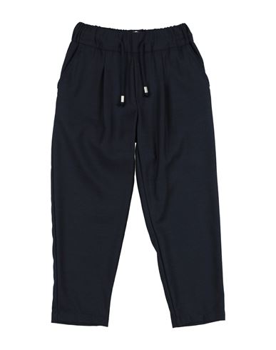 Shop Bikkembergs Toddler Boy Pants Midnight Blue Size 5 Polyester, Viscose, Elastic Fibres