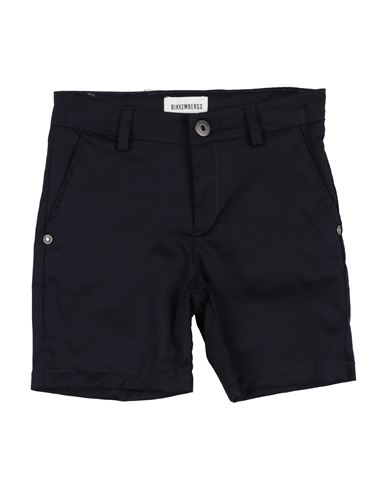 Bikkembergs Toddler Boy Shorts & Bermuda Shorts Midnight Blue Size 5 Cotton, Textile Fibers In Blue