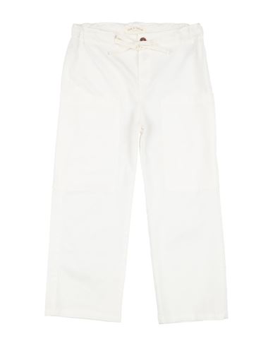 Shop Zhoe & Tobiah Toddler Girl Pants White Size 6 Cotton, Elastane