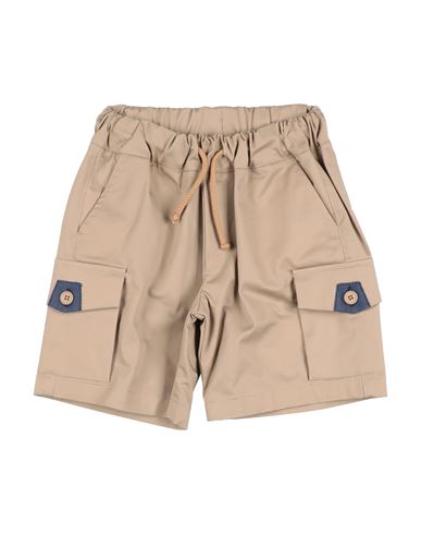 Bikkembergs Toddler Boy Shorts & Bermuda Shorts Beige Size 5 Cotton, Elastane In Beige