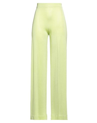 Circus Hotel Woman Pants Lime Green Size 6 Viscose, Polyester, Polyamide In Green
