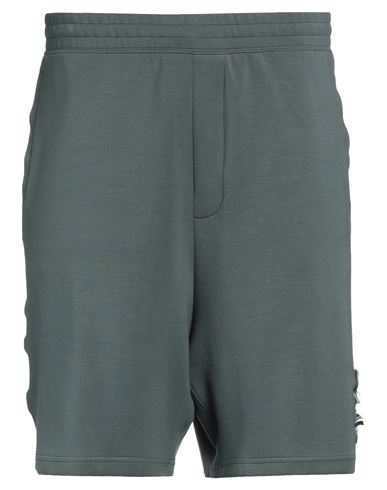 Armani Exchange Man Shorts & Bermuda Shorts Military Green Size Xxl Modal, Polyester, Elastane In Green