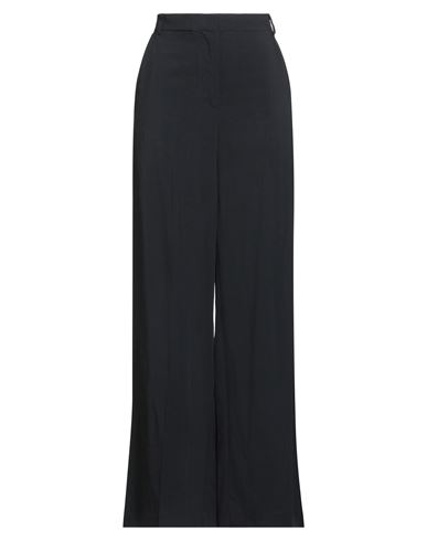 8PM 8PM WOMAN PANTS BLACK SIZE S VISCOSE, LINEN 