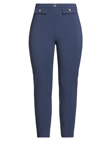 Elisabetta Franchi Essential Woman Pants Navy Size 10 Polyester, Elastane