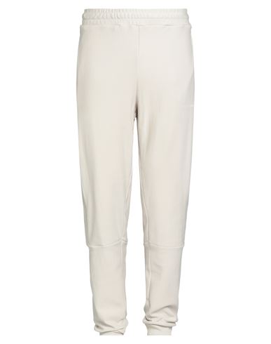 Ea7 Man Pants Ivory Size L Cotton In White
