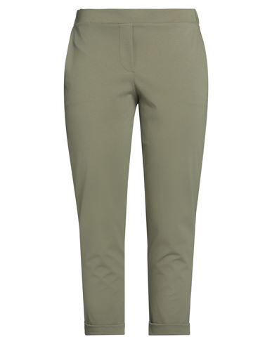 Siste's Woman Pants Military Green Size Xl Cotton, Nylon, Elastane In Green