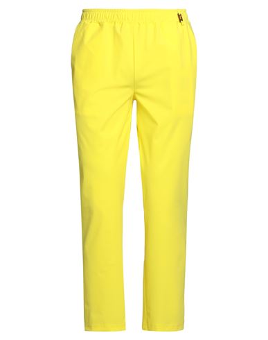 Save The Duck Man Pants Yellow Size L Recycled Nylon, Elastane In Yellow
