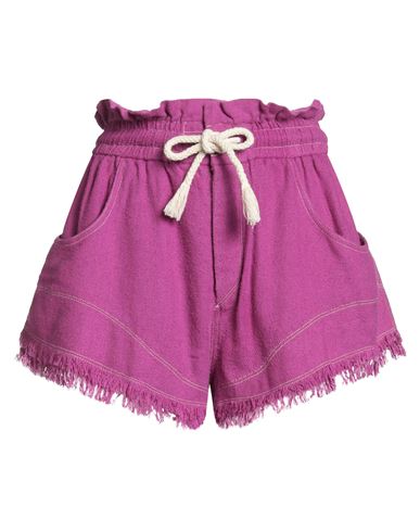 Isabel Marant Étoile Marant Étoile Woman Shorts & Bermuda Shorts Mauve Size 2 Silk, Polyester In Purple
