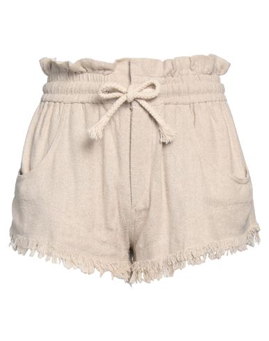 Isabel Marant Étoile Marant Étoile Woman Shorts & Bermuda Shorts Beige Size 2 Silk, Polyester In Sand