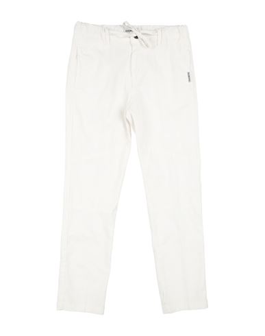 Bikkembergs Toddler Boy Pants White Size 5 Cotton, Elastane In White