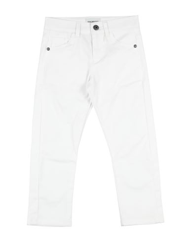 Bikkembergs Toddler Boy Pants White Size 5 Cotton, Elastic Fibres In White
