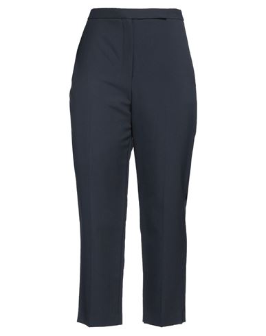 Theory Woman Pants Midnight Blue Size 8 Recycled Polyester, Virgin Wool In Blue