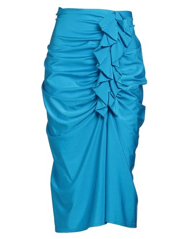 Falda midi Mujer Azul eléctrico XS Mujer