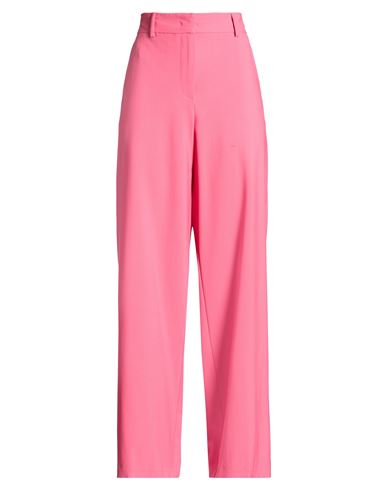 Msgm Woman Pants Pink Size 6 Virgin Wool, Elastane