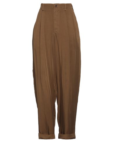 Y's Yohji Yamamoto Woman Pants Khaki Size 2 Cellulose In Brown