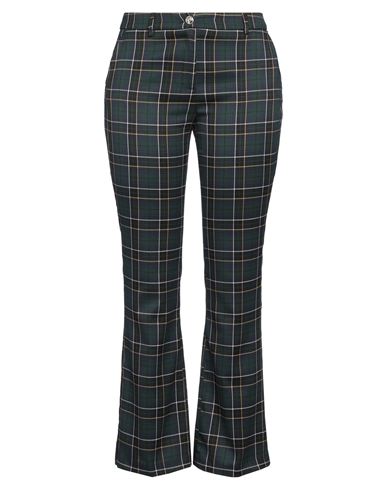 Liu •jo Woman Pants Dark Green Size 10 Polyester, Viscose, Elastane In Green