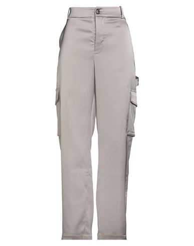 Roberto Collina Woman Pants Grey Size L Polyester, Elastane In Gray