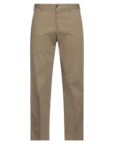 Pt Torino Man Pants Sage Green Size 36 Cotton, Elastane