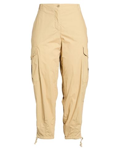 Aspesi Woman Pants Camel Size 10 Cotton In Neutral