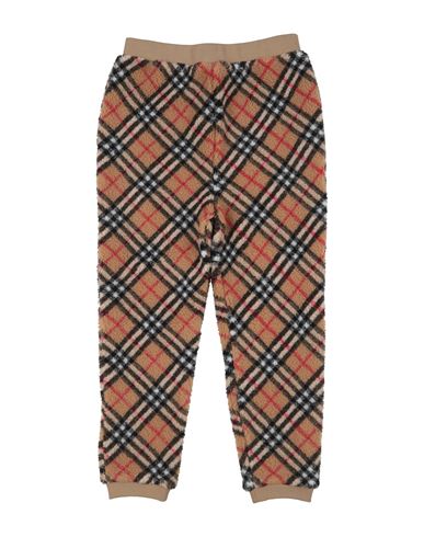 Shop Burberry Toddler Girl Pants Beige Size 6 Polyester, Acrylic, Cotton, Elastane