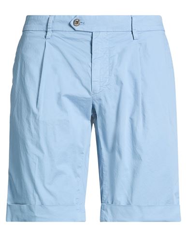 Mason's Man Shorts & Bermuda Shorts Light Blue Size 40 Cotton, Elastane