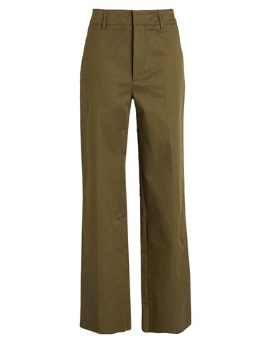 Shop Tod's Woman Pants Military Green Size 6 Cotton, Elastane