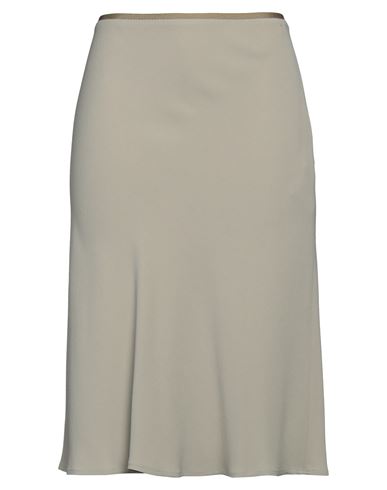 Ami Alexandre Mattiussi Woman Midi Skirt Sage Green Size 10 Acetate, Viscose In Sage Green