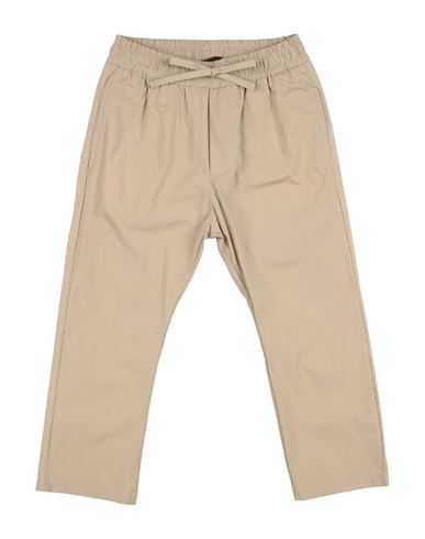 Manuel Ritz Toddler Boy Pants Beige Size 4 Cotton, Elastane In Beige