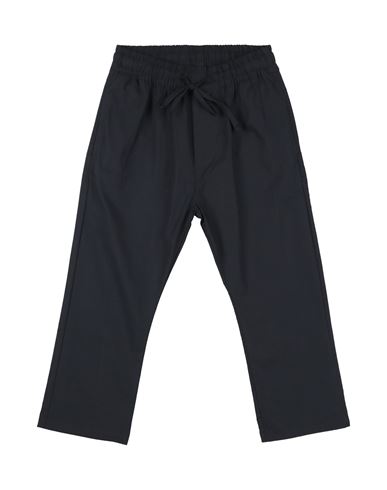 Manuel Ritz Toddler Boy Pants Midnight Blue Size 4 Cotton, Elastane In Blue
