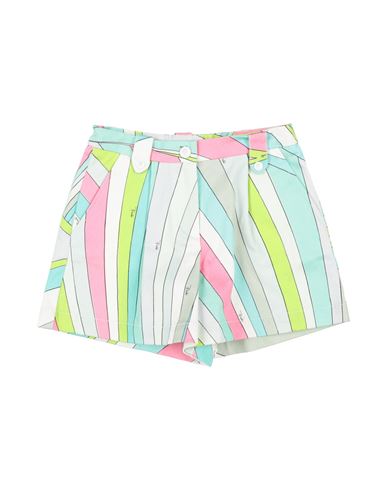 Pucci Toddler Girl Shorts & Bermuda Shorts Light Green Size 6 Cotton, Elastane In Green