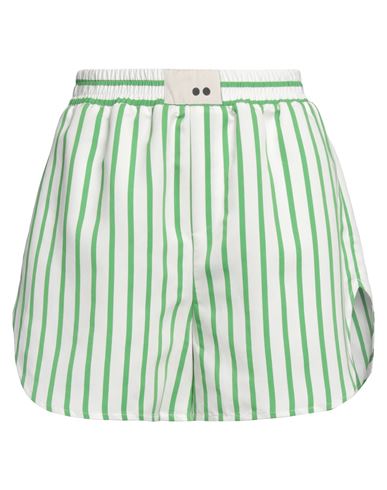 The M .. Woman Shorts & Bermuda Shorts White Size M Viscose In White