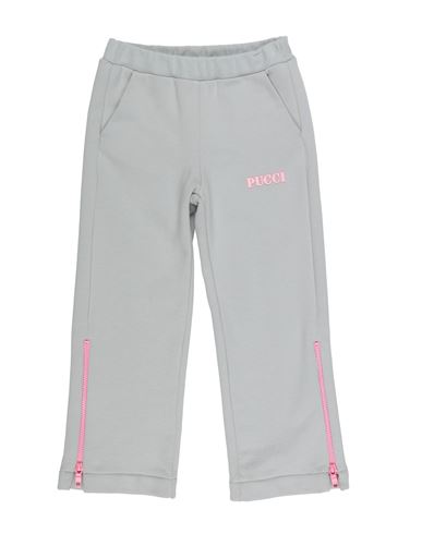 Shop Pucci Toddler Girl Pants Light Grey Size 6 Cotton, Elastane