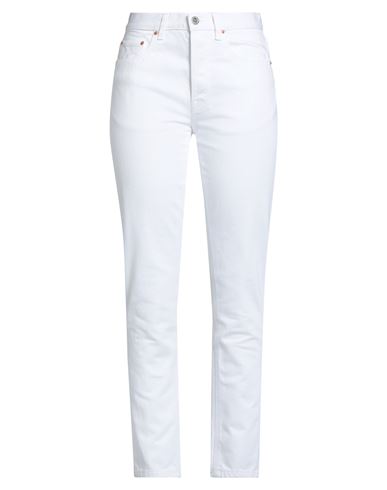 Vetements Woman Jeans White Size M Cotton In White