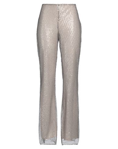 SEMICOUTURE SEMICOUTURE WOMAN PANTS BEIGE SIZE 8 POLYESTER 