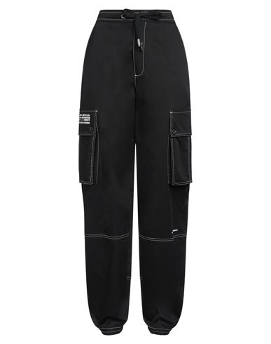 Dolce & Gabbana Logo Print Cargo Pants In Black