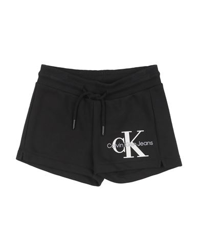 Calvin Klein Jeans Est.1978 Calvin Klein Jeans Toddler Girl Shorts & Bermuda Shorts Black Size 6 Cotton, Polyester In Black
