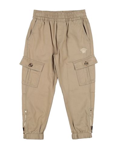 Versace Young Toddler Boy Pants Beige Size 6 Cotton, Viscose, Polyester In Brown