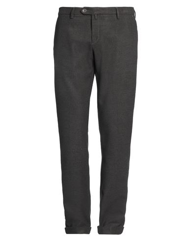 B Settecento Man Pants Charcoal Size 38 Polyester, Wool, Viscose, Elastane In Grey