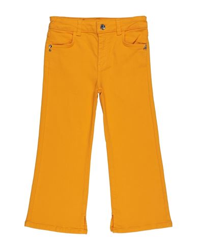 Patrizia Pepe Toddler Girl Jeans Mandarin Size 6 Cotton, Polyester, Elastane In Mandarin