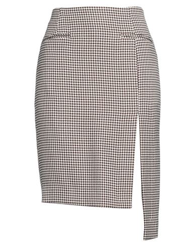 Isabelle Blanche Paris Woman Midi Skirt Dark Brown Size Xs Polyester, Viscose, Elastane In Brown