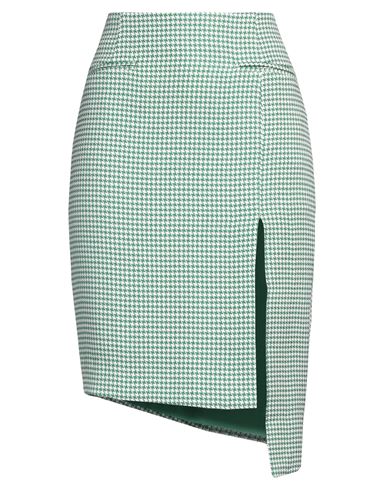 Isabelle Blanche Paris Woman Midi Skirt Green Size Xs Polyester, Viscose, Elastane In Green