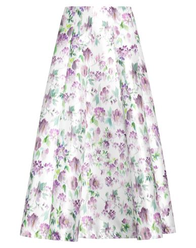 Philosophy Di Lorenzo Serafini Woman Maxi Skirt White Size 8 Polyester In White